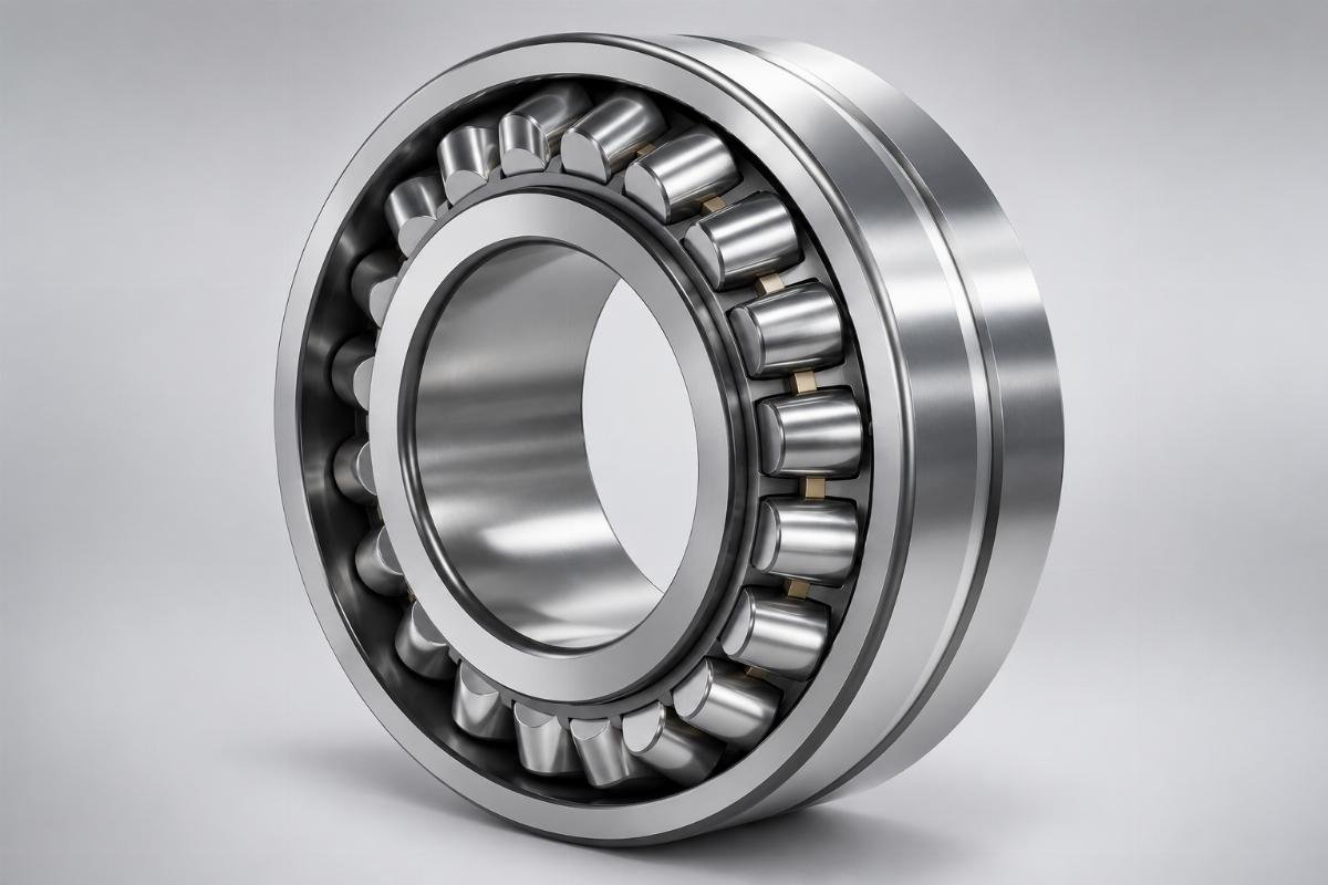 Large bore spherical roller bearing for main shaft duty